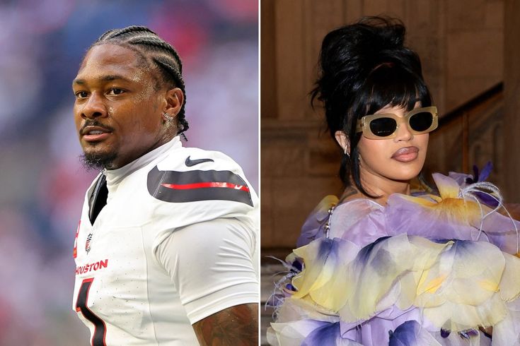 Cardi-B enjoying her new love interests.