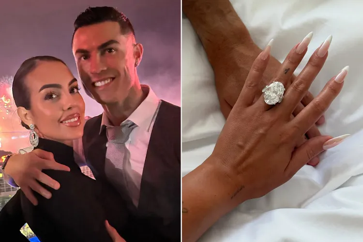 Cristiano Ronaldo and Georgina Rodriguez; Rodriguez's