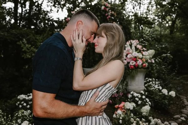 Taylor Swift & Travis Kelce Officially Engaged: A Whirlwind Love Story Culminates in a Stunning Proposal