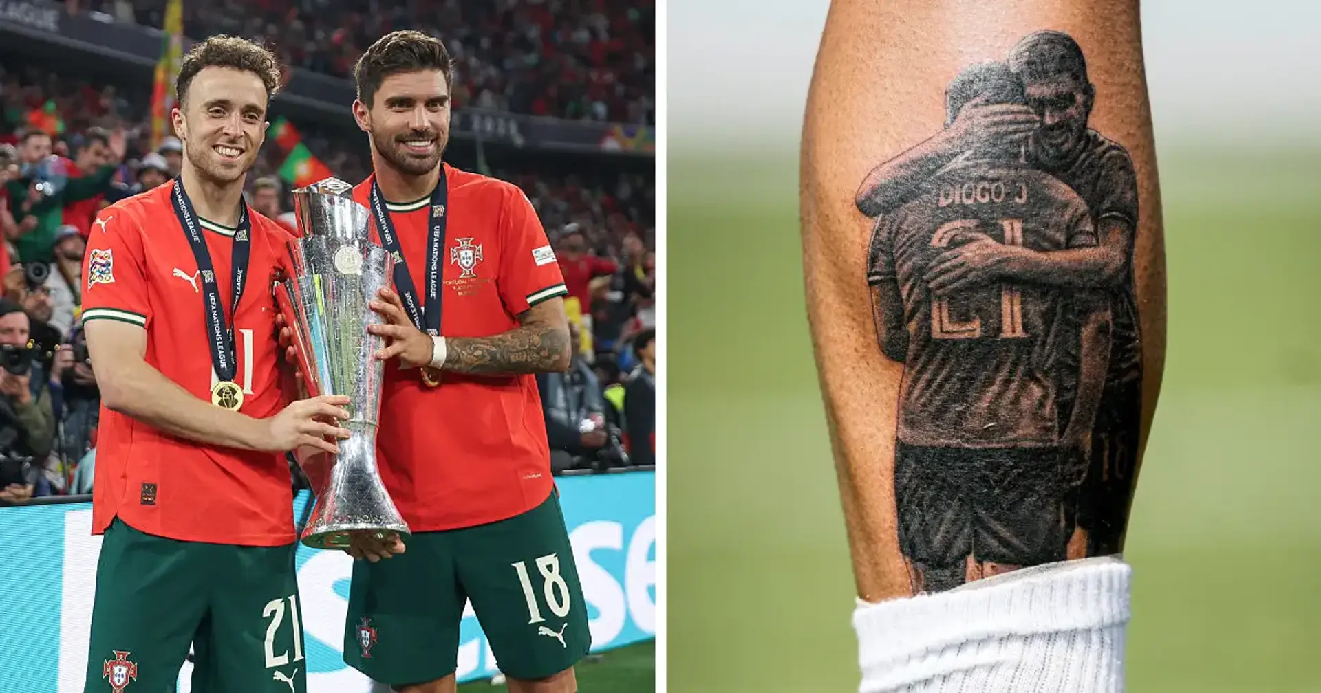 Diogo Jota Honored by Ruben neves