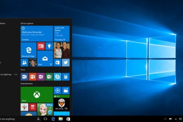 Windows 10 desktop