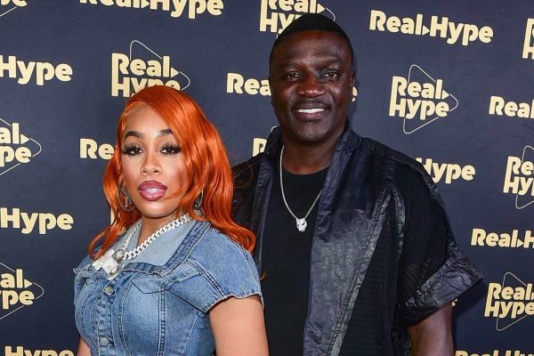 Akon and his wife