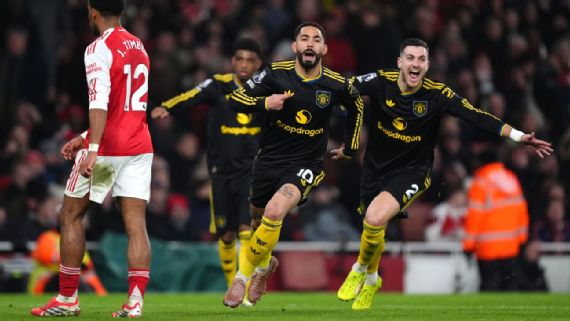 Man United beat Arsenal at Emirates
